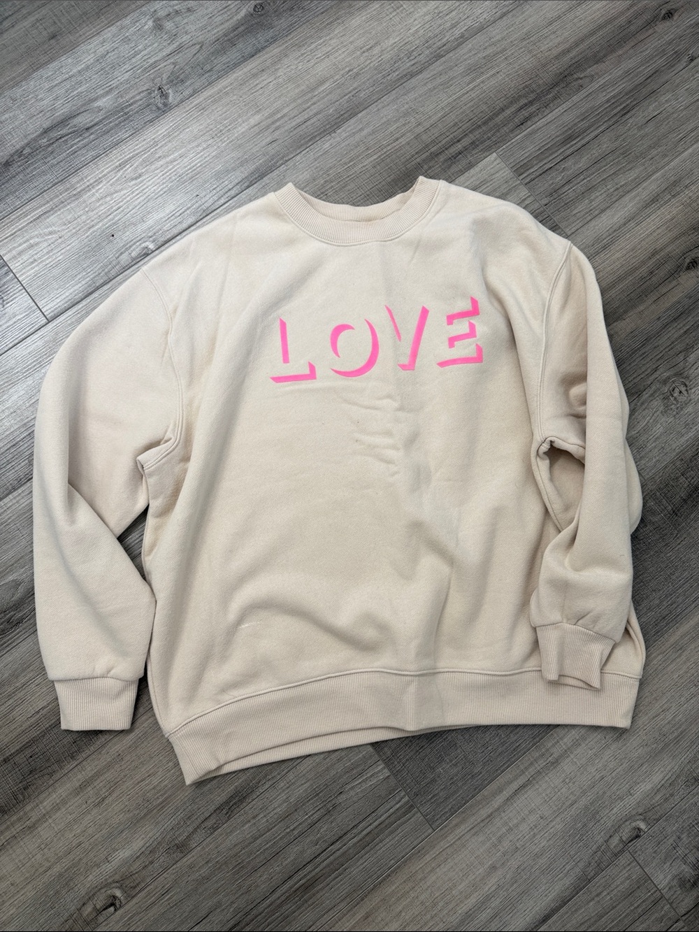 wild fable Cream Pullover Sweatshirt